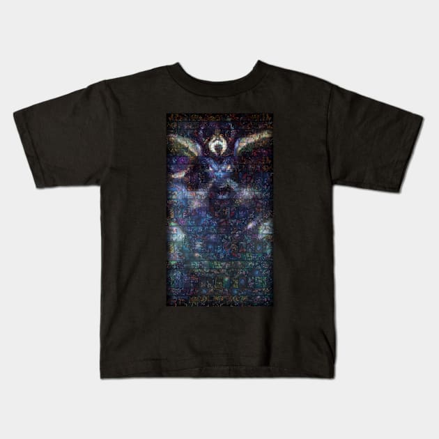 Alistar Mosaic Portrait 5 Kids T-Shirt by nowtfancy